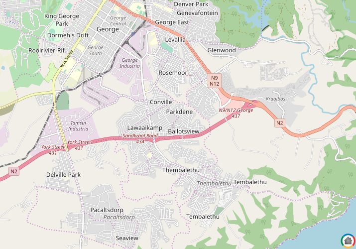 Map location of Ballotsview